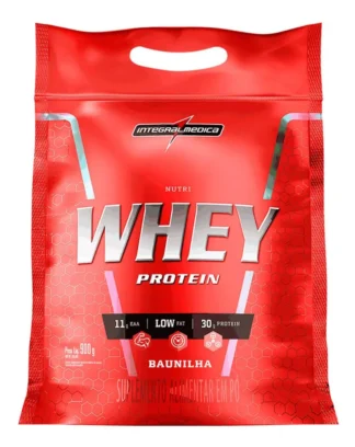 Nutri Whey Protein Baunilha peso 900g Refil - Integralmedica