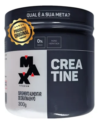 Creatine Max Titanium, peso 300g - Creatina Pura 100% Original